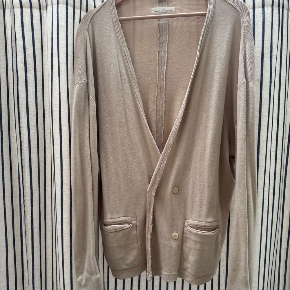 Imogene and Willie Beige Knit Cardigan